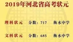 衡水高考状元多少分是谁名单,衡水高考状元出自哪个学校