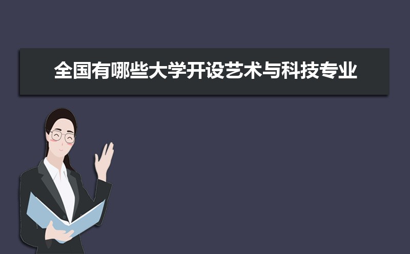 2025全国有哪些大学开设艺术与科技专业(原创)