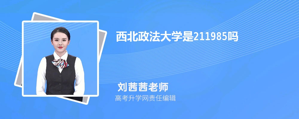 西北政法大学是211985大学吗